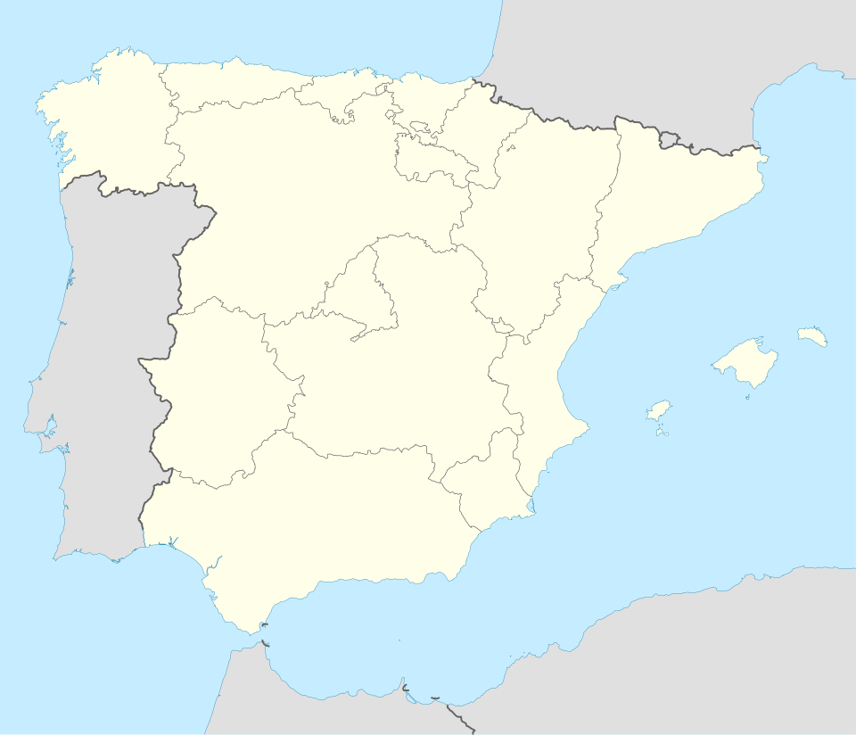 Spain tourist map